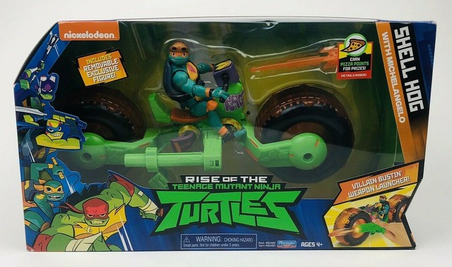 teenage mutant ninja turtles shell hog with michelangelo
