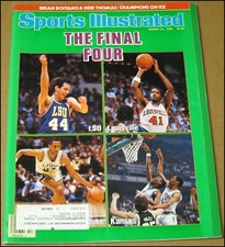 3/31/1986 Sports Illustrated The Final Four Louisville Duke LSU Reggie Jackson
