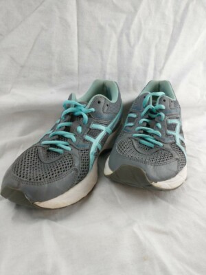 ASICS Women's Size Gel Contend Running Shoes Blue Silver Low Top 