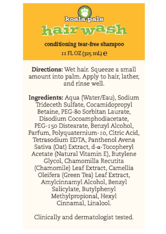 Melaleuca Koala Pals Hair Wash Tear Free Formula 11 FL OZ eBay