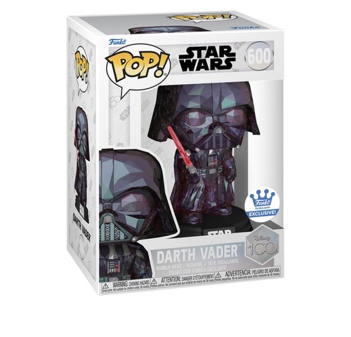 Funko Pop! Star Wars Darth Vader (FACET) Disney 100th Anniversary Exclusive - Picture 2 of 3