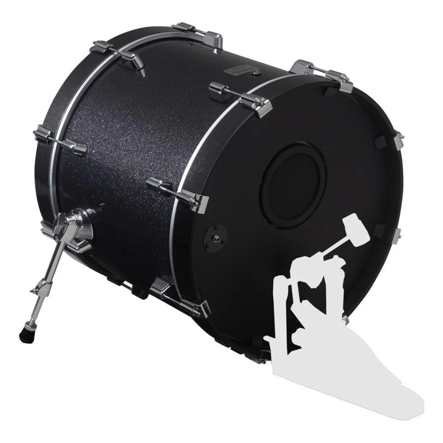 Roland KD-200-MS Kick Drum Pad 20 inche Midnight Sparkle V-Drums Acoustic Design - Image 2 of 4