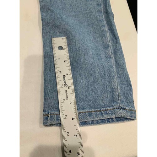 Forever 21 Jeans Mens Straight Fit Distressed Med Blue Wash Denim Pants Size 34 - Picture 11 of 14