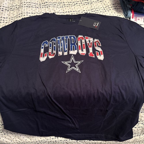 Dallas Cowboys short sleeve Fanatics blue t shirt adult 2xlarge