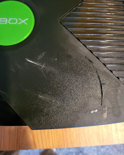 Microsoft Xbox v1.0 2001 originale solo console. Vassoio disco rotto. Non testato. - Foto 3 di 3