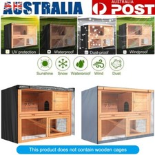 48inch Bunny Rabbit Hutch Cover Outdoor UV Resistant Waterproof Pet Crate Cover