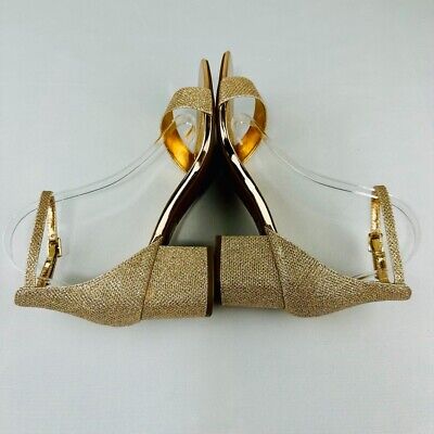 Herstyle Women's Sunday Chunky Low Heels Size 8.5 Rose Gold Herstyle Women's Sunday Chunky Low Heels Size 8.5 Rose Gold