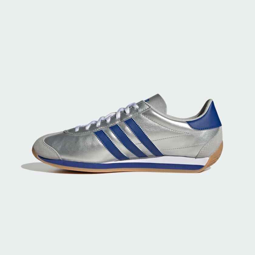 adidas Originals Country OG Matte Silver x Bright Blue