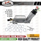 For Jeep Cherokee Grand Cherokee Wrangler WK WK2 JK Aluminum Oil Filter Cooler