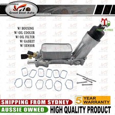 For Jeep Cherokee Grand Cherokee Wrangler WK WK2 JK Aluminum Oil Filter Cooler