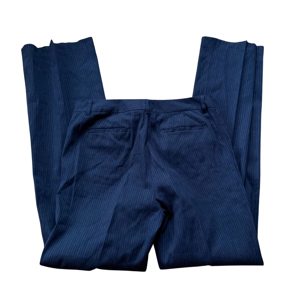 Pantalones de vestir Tahari a rayas corte bota para mujer talla 8 formales negocios informales azules Foto 4 de 4