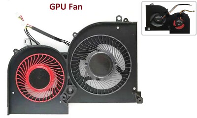 New GPU Cooling Fan for MSI GS65 GS65 Stealth GS65VR MS-16Q2 16Q2-GPU-CW