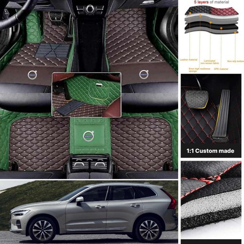 For Fit Volvo Car Floor Mats Carpet Waterproof Pu Leather All Series Custom Auto - Picture 11 of 32