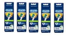 Oral-B Floss Action Replacement Electric Toothbrush Heads, 3ct (5 pack)