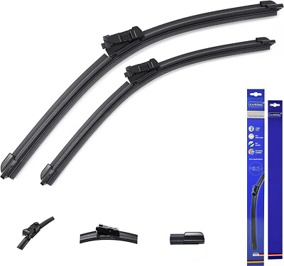 Twin Pack 30'' Exact Fit Wiper Blade Pinch Tab For Ford S-Max 2015-Onwards