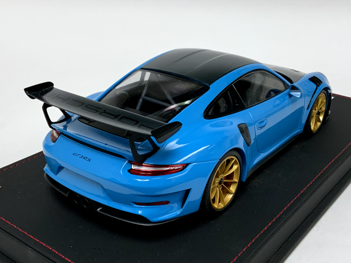 【MINICHAMPS】1/18 Porsche 911GT3RS Blue 1/18 Porsche 911 992 GT3 RS 2023 Blue with Black Rims by