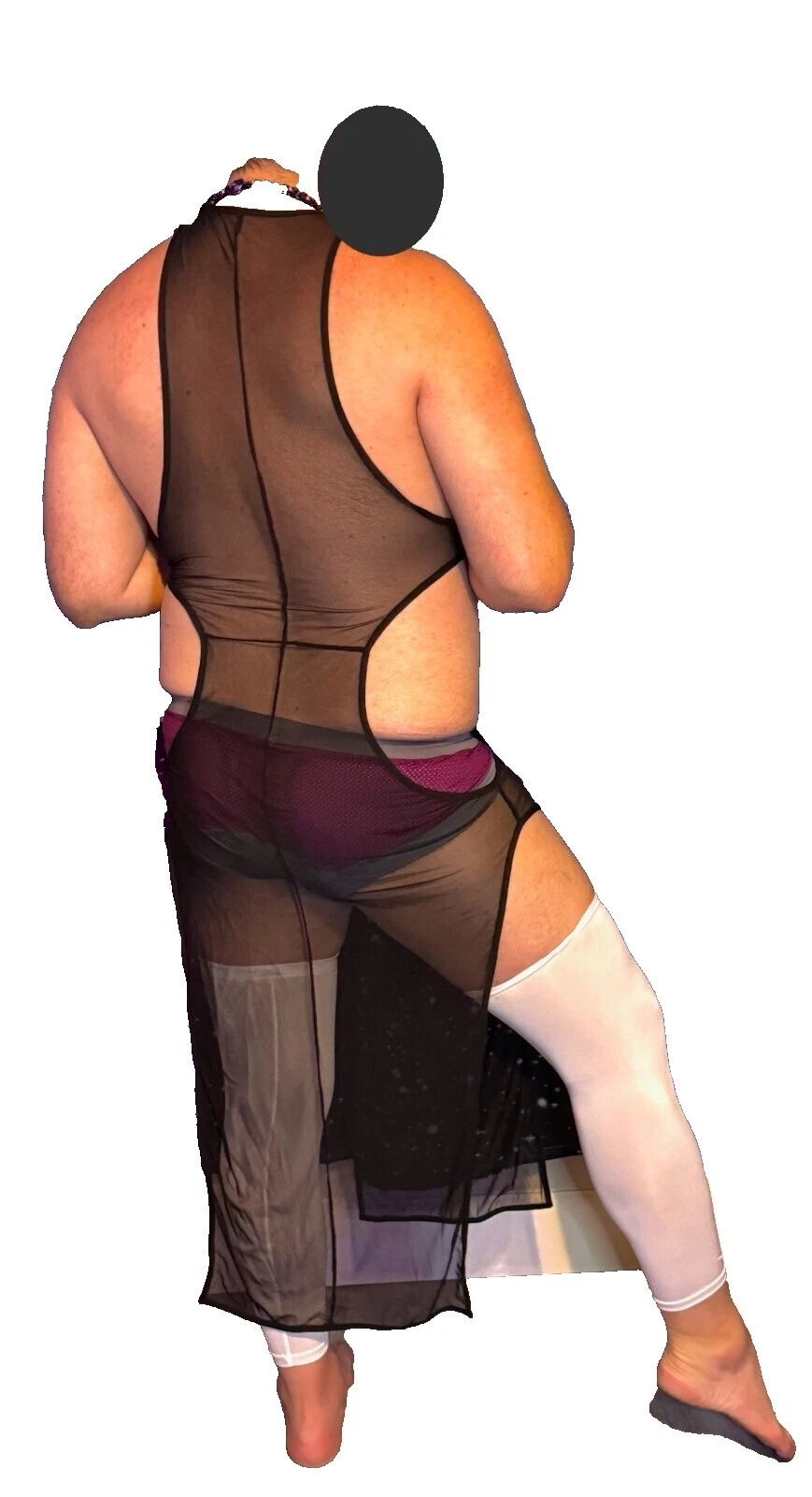 Vestido de malla disfraces para hombres