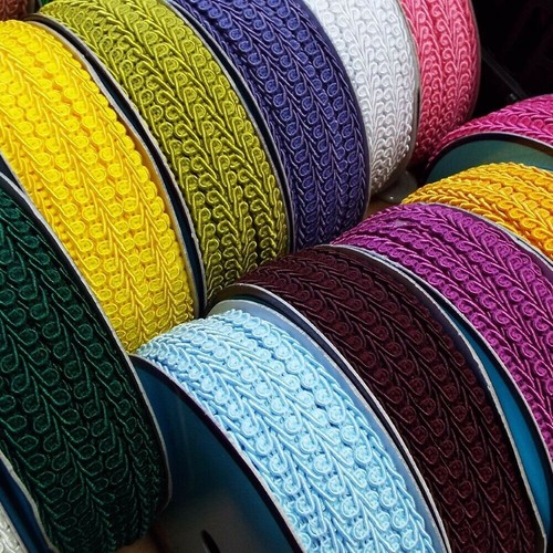 15mm Double Scroll Satin Braid Trim Edging Upholstery BUY 1 2 4m+ 39 COLOUR 611 - Picture 15 of 56