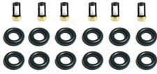 FUEL INJECTOR REPAIR KIT O-RINGS FILTERS 1987-1990 JEEP 4.0L L6 53003956