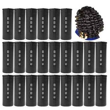 Jumbo Cold Wave Perm Rods Set 24 Pcs for Women - Large Size Styling Rollers