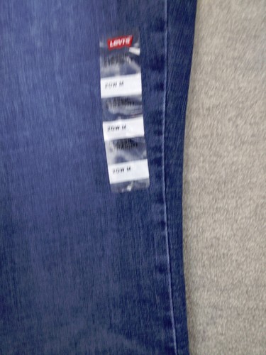 Levis Classic Straight Womens 20W M Blue Jeans Mid Rise Dark Wash $59 - Picture 2 of 14