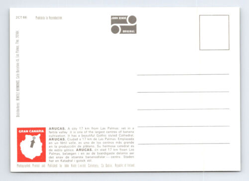 Postal Arucas Gran Canaria Islas Canarias Vintage 4x6 BRY63 - Imagen 2 de 2