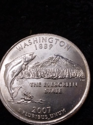 Bu2007P Washington Quarter Smoke On The Mountain Die Break Die Chip 88Struckthru - Picture 10 of 13