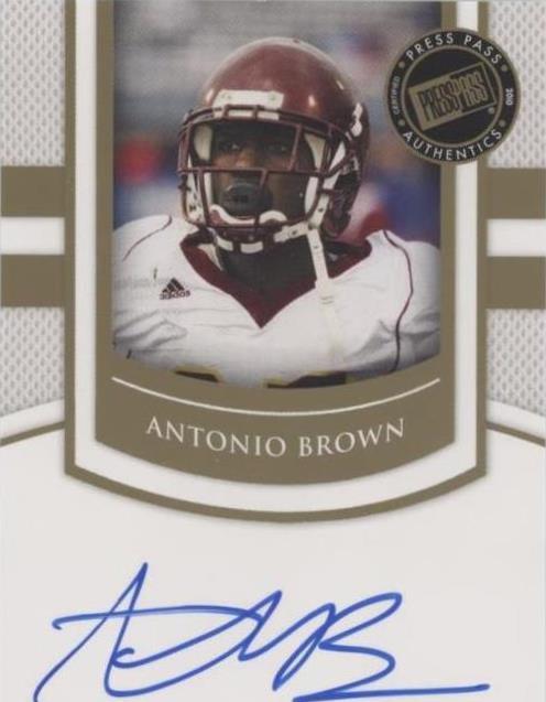 2010 Press Pass Portrait Edition Antonio Brown #SS-AB - 1 of 2