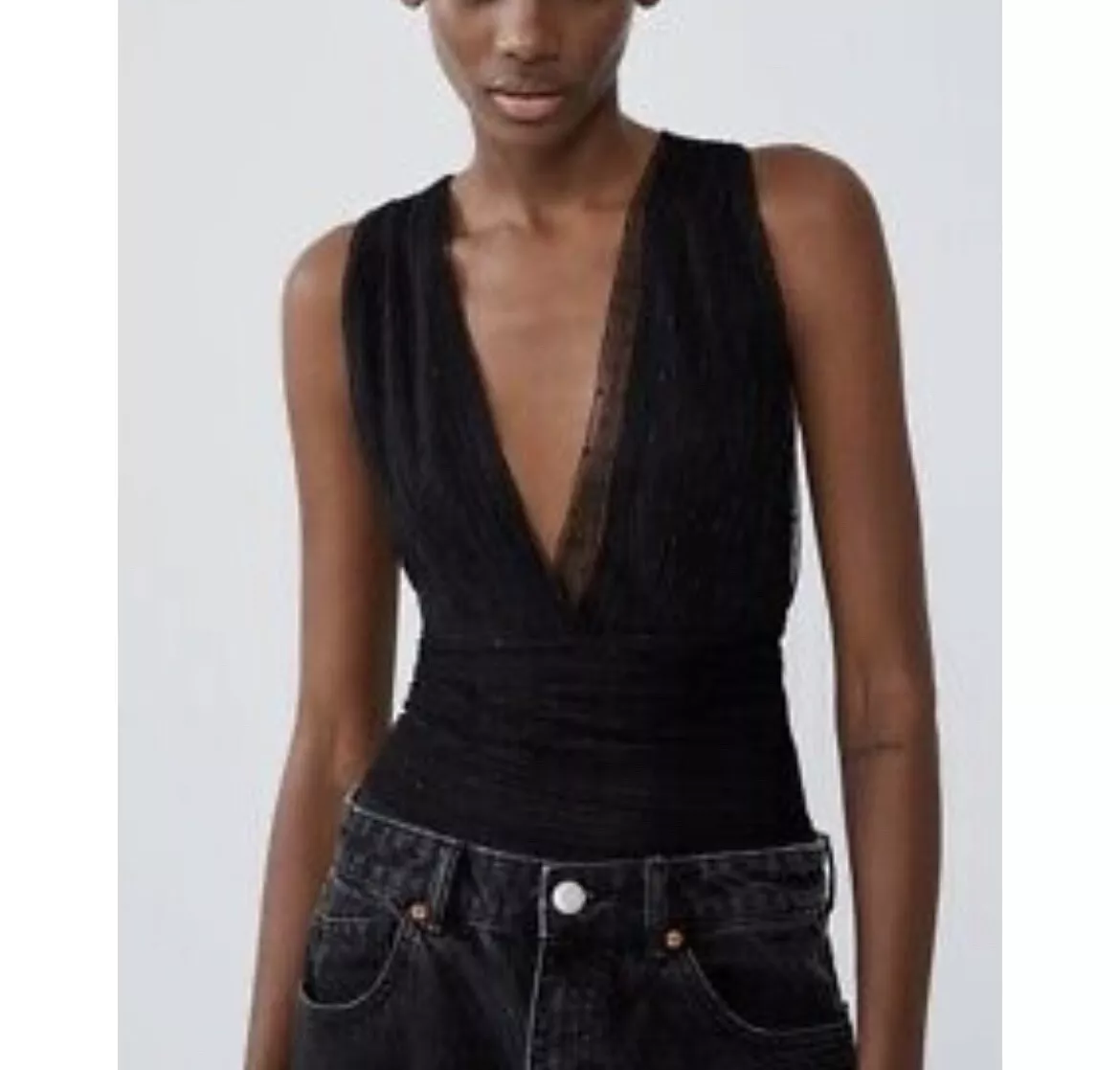 Zara mesh bodysuit hotsell