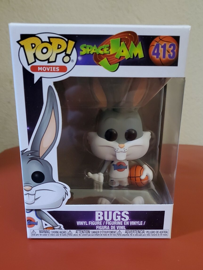 Funko Rewind: Bugs Bunny Space Jam – Sammelfigur Ca. 9,4 Cm, VHS-Style-Verpackung