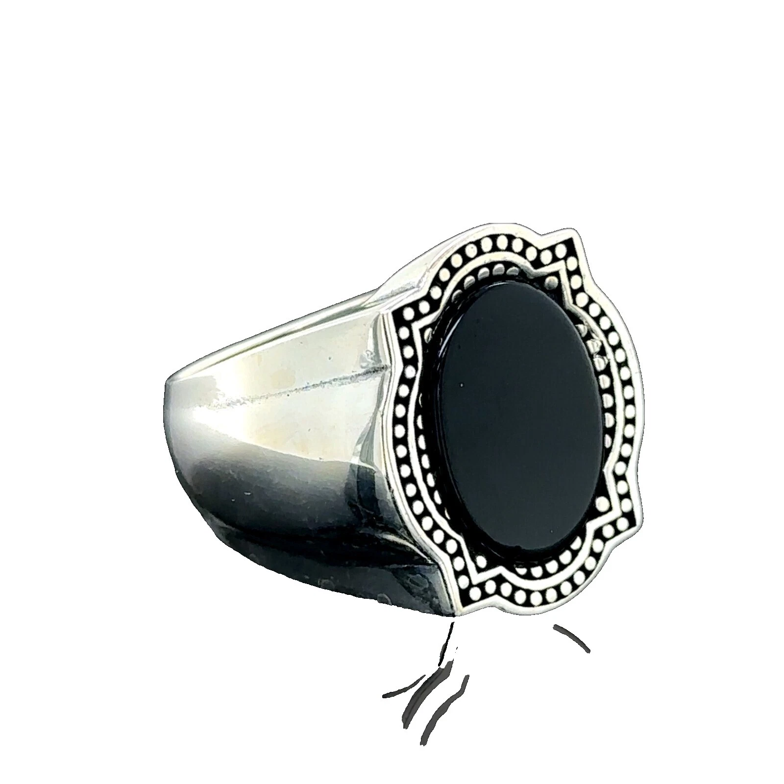 Signet Rings Stone 11 Ring for Men