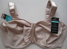 Bali Satin Tracings Minimizer Underwire Bra Style DF3562 Size 42 D NWT