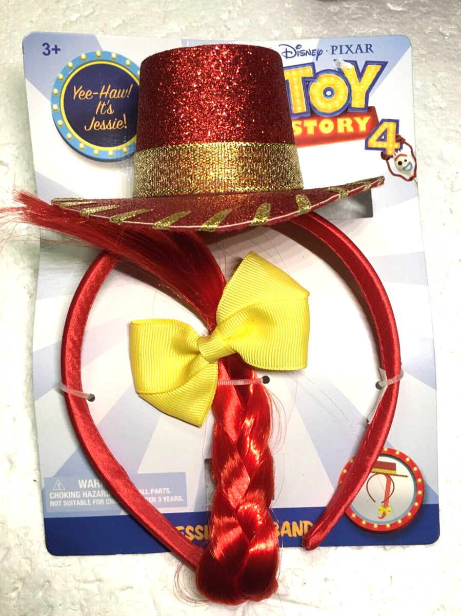 Disney Pixar Toy Story Jesse Headband Red Braid Cowboy Girl