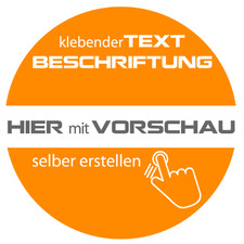 Tafel Werbung Reklame Beschriftung Aufkleber Wunschtext selbst gestalten