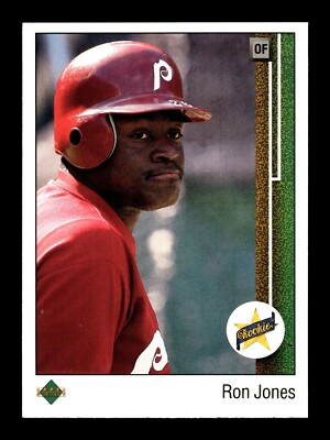 RON JONES   1989 Upper Deck Baseball Star Rookie #11 Philadelphia Phillies