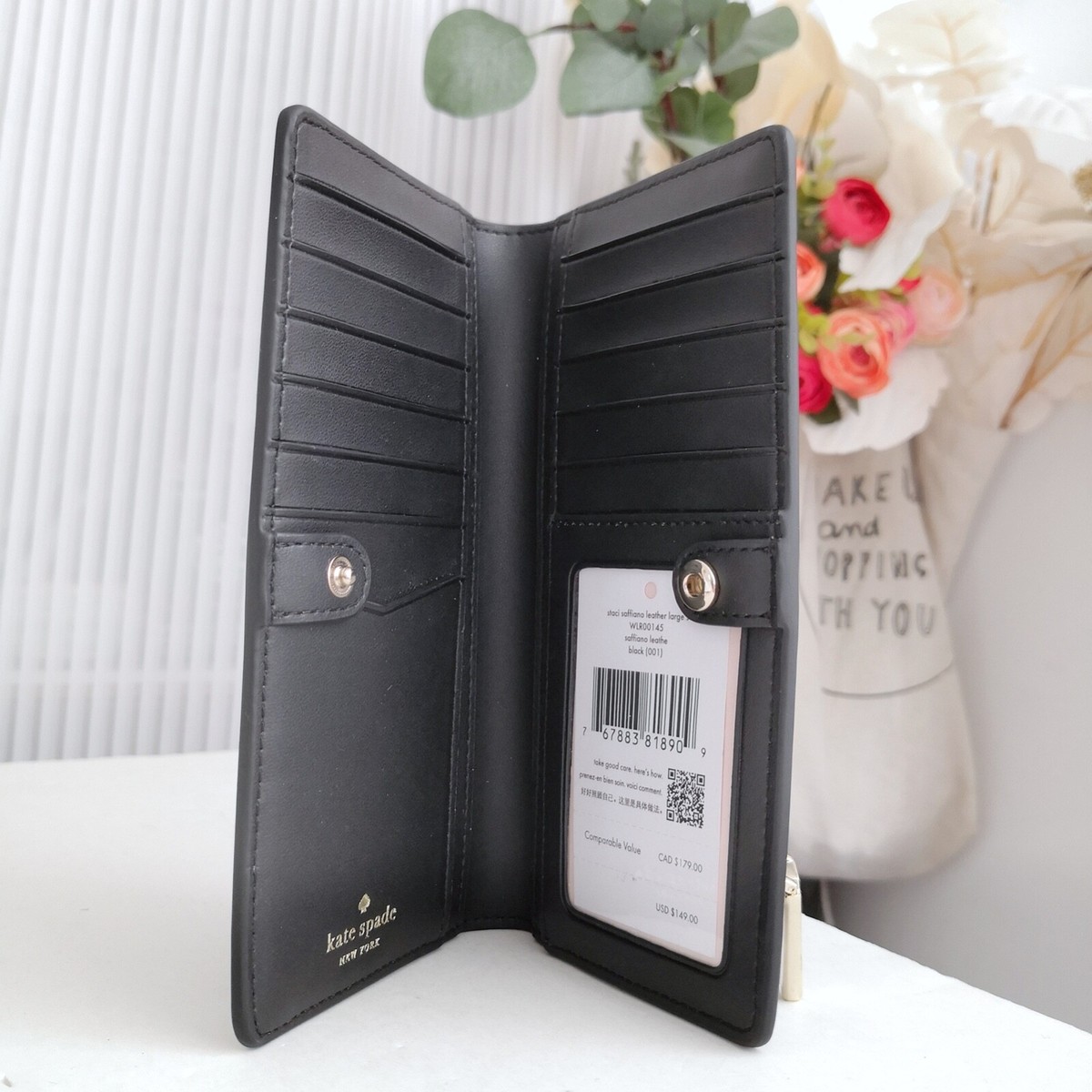 折りたたみ財布 Staci Large Slim Bifold Wallet Staci Large Slim Bifold Wallet | Kate Spade Outlet | Kate