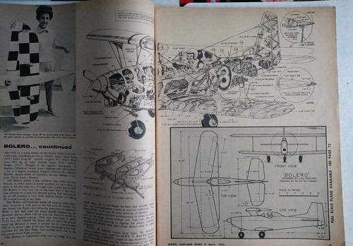 Modelo Airplane News abril 1964 - Imagen 4 de 12