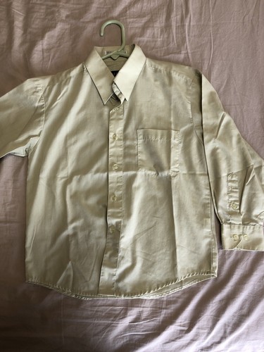 George Boys Light Green Button Up Long Sleeves Dress Shirt Size 8 (S) - 第 2/3 張圖片