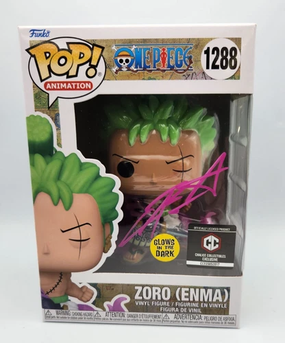 Funko Pop! Vinyl: One Piece - Zoro (Enma) (Glows In The Dark) - Chalice Signed