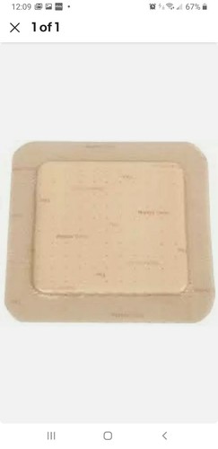 MEPILEX BORDER FLEX 4X4 DRESSING-LOT OF 100 NO BOX-Expiration 2027 or Greater. - Bild 2 von 2