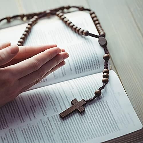 Create with 50 Wooden Cross Pendants – DIY Jewelry & Easter Decor Essentials - Picture 8 of 8