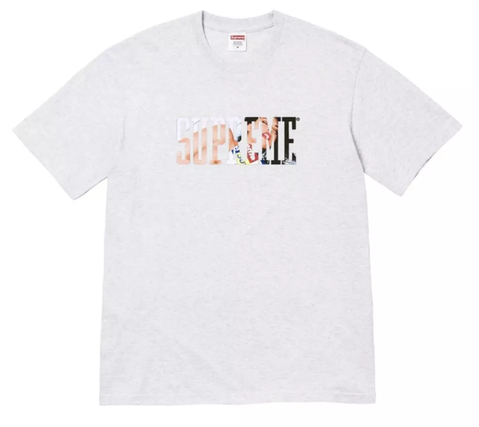 T shirt Supreme Tera Patrick FW24 taille M gris cendre