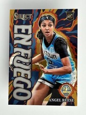 Angel Reese 2024 Panini Select WNBA En Fuego Rookie RC Card #8 Chicago Sky