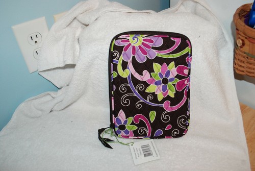 Vera Bradley E-Reader Tablet Sleeve Purple Punch Floral Carrier Case $34 NWT - Picture 5 of 7