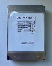 Toshiba 14TB Enterprise 3.5" SAS 12Gb/s HDD MG07SCA14TE 100% Health