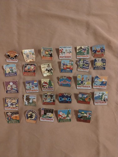 Outback Steakhouse Pins Set Of 29 .