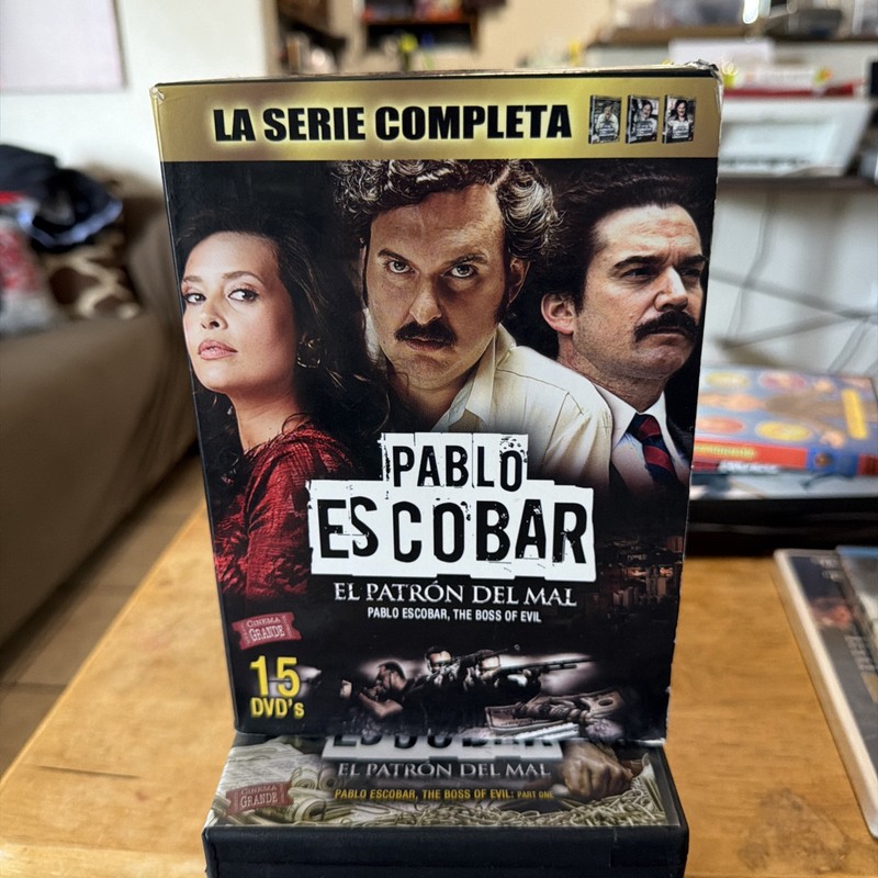 Pablo Escobar El Patron Del Mal Box Set Parte 1 2 3 Rare Missing Discs 1 &5 S3
