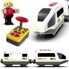 Holzeisenbahn Elektrische lok, Eisenbahn Kinder Elektrisch ab 3, Lokomotivzug DE