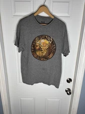 Realtree Camo Brand Deer Logo T-Shirt Grey Shirt Large