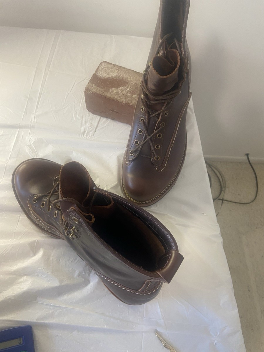 Wesco Jobmaster Brown Leather Work Boots- Size 12D-Excellent  display picture 1
